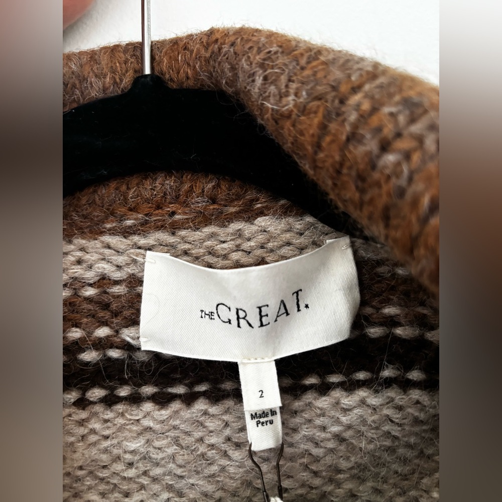 THE GREAT. The Nordic Scholar Cardigan - Picture 5 of 5